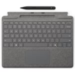 Microsoft Surface Pro [11th Ed] Keyboard Bundle with Slim Pen (Platinum)