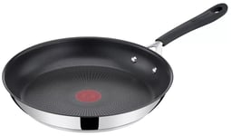 Tefal Jamie Oliver 24cm Non Stick Stainless Steel Frying Pan Silicone Handle