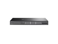 Tp-Link Omada Sg2428lp, Håndtert, L2/L2+, Gigabit Ethernet (10/100/1000), Strøm Over Ethernet (Poe), Rack-Montering