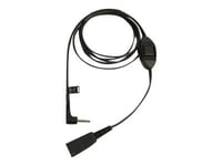 Jabra - Headset-Kabel - Snabburkoppling Hane Till Mini-Phone Stereo 3.5 Mm Hane - För Alcatel 8 Series Iptouch 4038, 4068