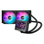 ASUS ROG Ryujin III 240 ARGB All-in-one Liquid CPU Cooler with 240mm Radiator. Asetek 8th gen Pump, 2X Magnetic 120mm ARGB Fans (Daisy Chain Design), 3.5” LCD Display,BLACK