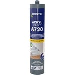 BOSTIK FOGMASSA AKRYL A720 ACRYLIC PAINT VIT 0,3L