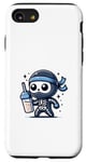 Coque pour iPhone SE (2020) / 7 / 8 Cute Diet Ninja Shake Protéiné Squelette Ninja