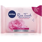 NIVEA MicellAir Rose Touch cleansing micellar face wipes 25 pc