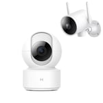 1080P Smart Home IP Camera 360 AI Détection WIFI Moniteur de sécurité avec EC3 3MP 180 Rotation US Plug IP Camera d'Eco-system