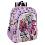 Koulureppu Monster High Best boos, pinkki