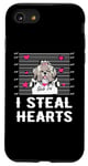 Coque pour iPhone SE (2020) / 7 / 8 Shih Tzu I Steal Hearts Valentine Dog Funny Valentines Day