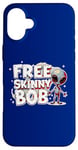 iPhone 16 Plus Free Skinny Bob The Gey Alien Being Held Captive Case