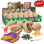 Dinosaure Oeuf Jouet Dino Egg Dig Kit Enfant Dinosaure Figurines Kit Cadeau Garcon Enfant 6 7 8 9 Ans STEM.