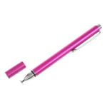 Kapacitiv Touch/stylus pen - Med Precision Disk Rosa