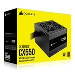 CORSAIR CX550 80 PLUS Bronze 550W ATX Power Supply - CP-9020277-UK