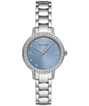 Emporio Armani Cleo WoMens Silver Watch AR11585 Stainless Steel (archived) - One Size