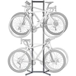 Delta Canaletto-4 Porte-vélo Unisexe avec Crochet pour Garage Moderne, Gris, Standard