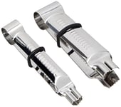 PME Heart Shape Serrated Crimpers, Large and Small Sizes, Set of 2,Silver