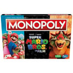 Monopoly : éditon film Super Mario Bros., jeu de plateau pour enfants, inclut pion Bowser