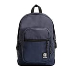 Invicta Sac à Dos, Jelek Plain Sac à Dos Écologique, Sac à Livres, Filles et Garçons, pour L'École, le Sport, les Loisirs, avec Poches Latérales et Pochette pour Ordinateur Portable, Bleu