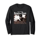 Attack on Titan Season 4 English and Kanji Logo Long Sleeve T-Shirt