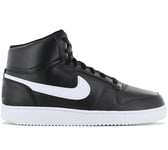 Nike Ebernon mid Hommes Sneaker Noir AQ1773-002 Sport Loisir Chaussures en Cuir