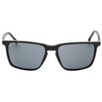 Hugo Boss Mens 1556 0O6W IR Black Sunglasses Metal - One Size