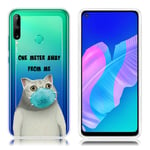 Deco Huawei P40 Lite E skal - Katt Med Mask