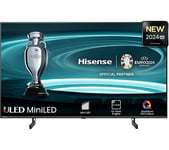 75" HISENSE 75U6NQTUK  Smart 4K Ultra HD HDR Mini LED TV with Amazon Alexa, Silver/Grey