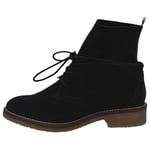 Marc Shoes Femme Angele Bottine Chelsea, Cow Suede Black, 36 EU