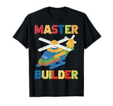 Master Builder Toys For Kids Men Building Blocks T-Shirt