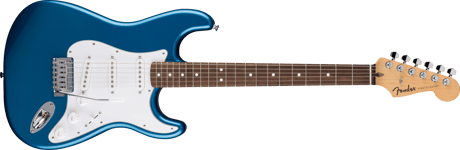 Fender Standard Stratocaster Laurel Fingerboard White Pickguard Aqua Marine M