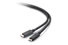 C2G 6ft (1.8m) USB-C Male to USB-C Male Cable (20V 5A) - USB 3.2 Gen 1 (5Gbps) - USB typ C-kabel - 24 pin USB-C till 24 pin USB-C - 1.8 m