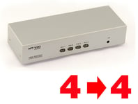 MATRIX VGA 4 VERS 4 PORTS 350MHz - SWITCH et SPLITTER en même temps. Manageable à distance