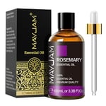 MAYJAM Rosemary Essential Oils 100ML, Rosemary Oil for Hair Growth, Perfect for Diffuser, Humidifier, DIY, Home, Office