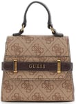 Guess Swesg839046 Sestri 4G Logo Micro Mini Purse Womens Bags In Lattee