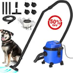 Heavy Duty 3500W Blue Wet & Dry Vacuum Cleaner 15 Ltr Tub Hoover Wheeled