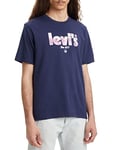 Levi's Men's Ss Relaxed Fit Tee T-Shirt, Poster Logo Naval Academy, S