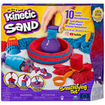 Kinetic Sand Sable Magique - Coffret SANDISFYING 907 G + 10 MOULES - Créé Différentes Formes Hypnotisantes Avec Ce Sable Magique Et Coloré Comme Avec De La Pâte A Modeler - Jouet Enfant 3 Ans Et +