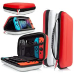 Etui Rigide en EVA pour Nintendo Switch Housse Rigide de Rangement Zippée en Matériau Durable Anti-Choc pour la Console Nintendo Swi