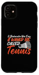 Coque pour iPhone 11 Jeu d'amour pour joueur de badminton