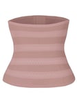 Chevron Stripe Waist Trainer·Dusty Pink·XXL