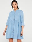 Only Denim Dress - Light Blue, Blue, Size Xs, Women