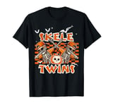 Skeletwins Matching Halloween Twins Funny Dancing Skeletons T-Shirt