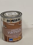 Ronseal interior Varnish,satin medium oak