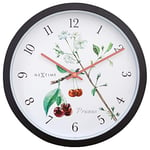 NeXtime Horloge extérieure étanche - 30,5 cm - Blanc - Prunus
