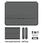 Housse pour ordinateur portable et tablette, compatible avec Macbook Air 13, Macbook Pro 13, Xiaomi, Huawei, HP, Dell - For 13 pouces - gris