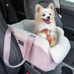 Petsfit Siège Auto pour Chat Chien, Panier Chat Voiture pour Petit Animal de Compagnie avec Crochets de Protection sûrs, Siège Auto de Voyage Amovible et Lavable pour Chien Chat