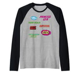 Star Wars Vintage Sticker Logos Manche Raglan