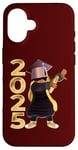 Coque pour iPhone 16 DABBING ÉTUDES BACHELOR MASTER 2025 FIN DE SCOLARITÉ