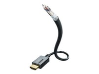 In-Akustik Star - Ultra High Speed - Hdmi-Kabel Med Ethernet - Hdmi Hane Till Hdmi Hane - 1.5 M - Trippelskärmad - Svart - 10K120hz (10240X4320) Support