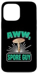 Coque pour iPhone 13 Pro Max Aww, Spore Guy Jeu de mots Humour Champignon