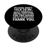 Funny Introvert Self Will Talk To You For Two PopSockets Adhesive PopGrip