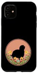 Coque pour iPhone 11 Coton De Tulear - Chien Maman Papa Floral Fleur Mignon Jolie